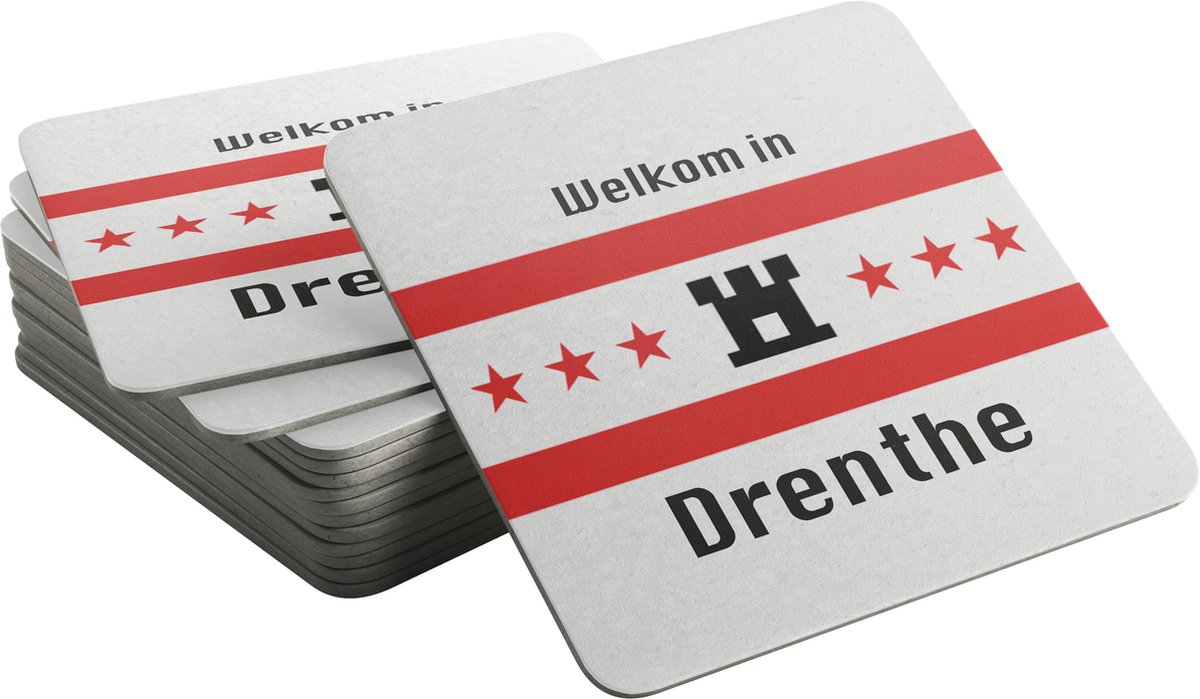 Bierviltjes Dialect Drenthe | Drentse Gezegden (Mix 20 stuks)